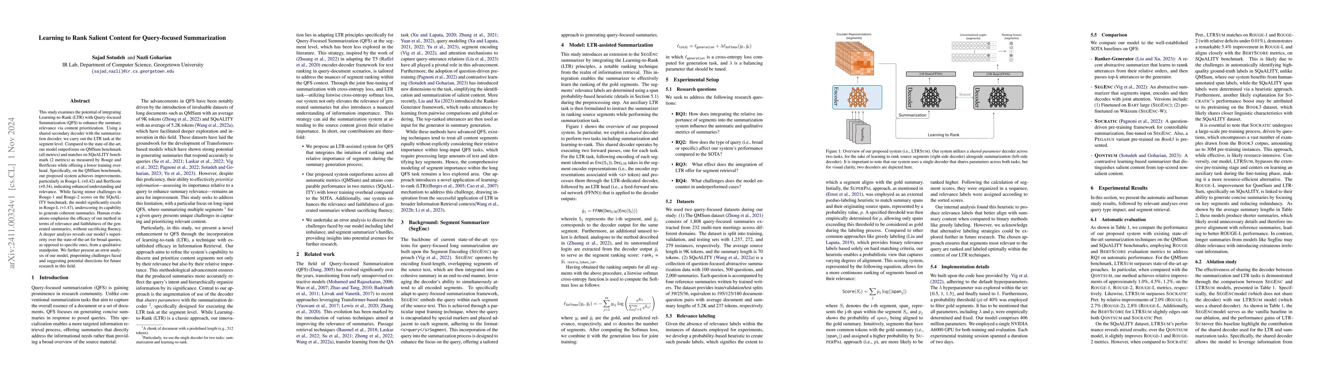 Thumbnail for Learning to Rank Salient Content for Query-focused Summarization