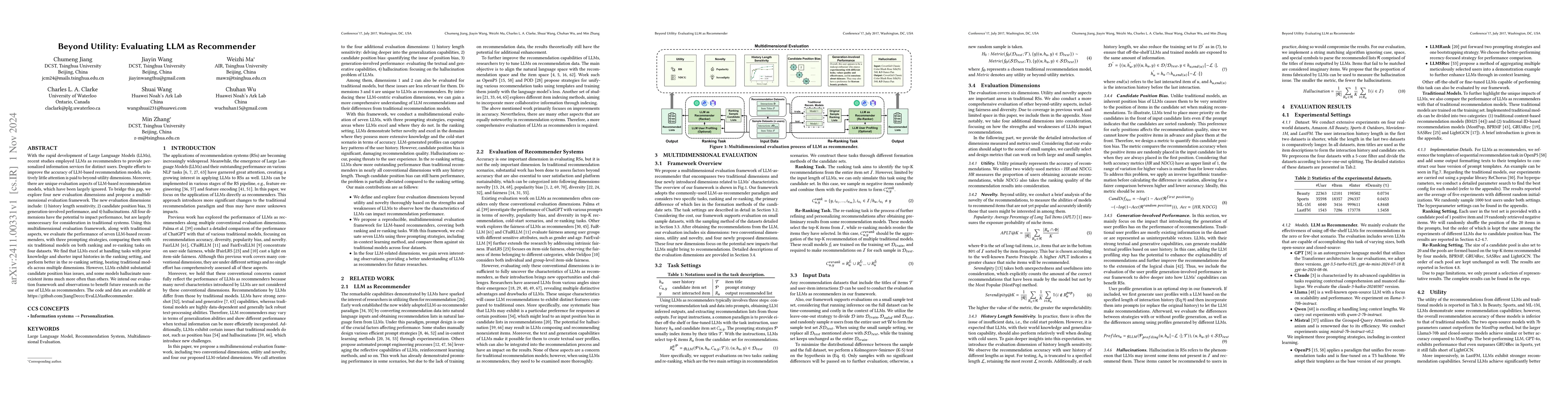 Thumbnail for Beyond Utility: Evaluating LLM as Recommender