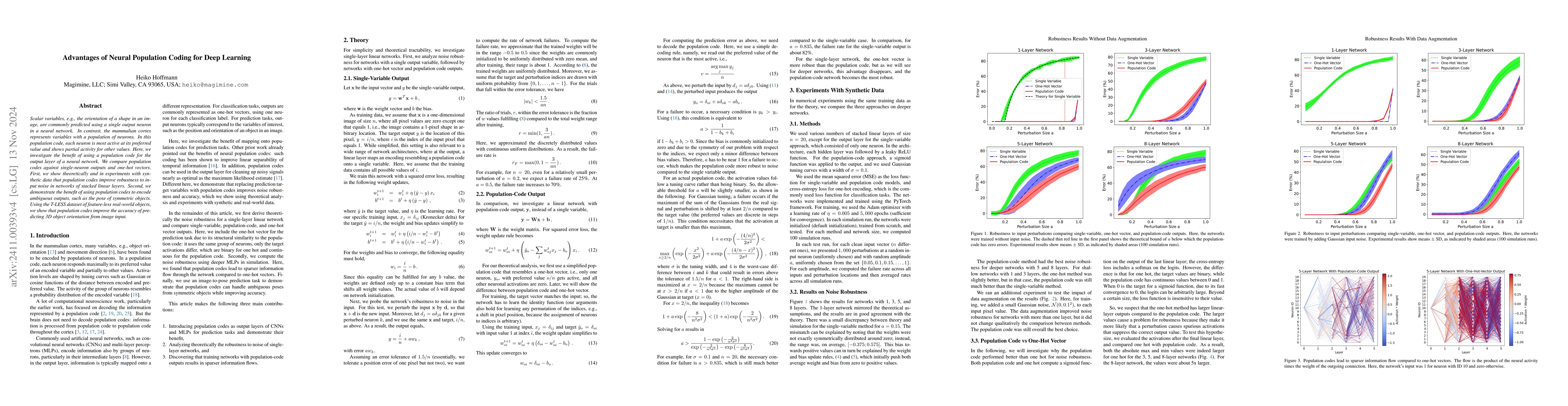 Thumbnail for Advantages of Neural Population Coding for Deep Learning