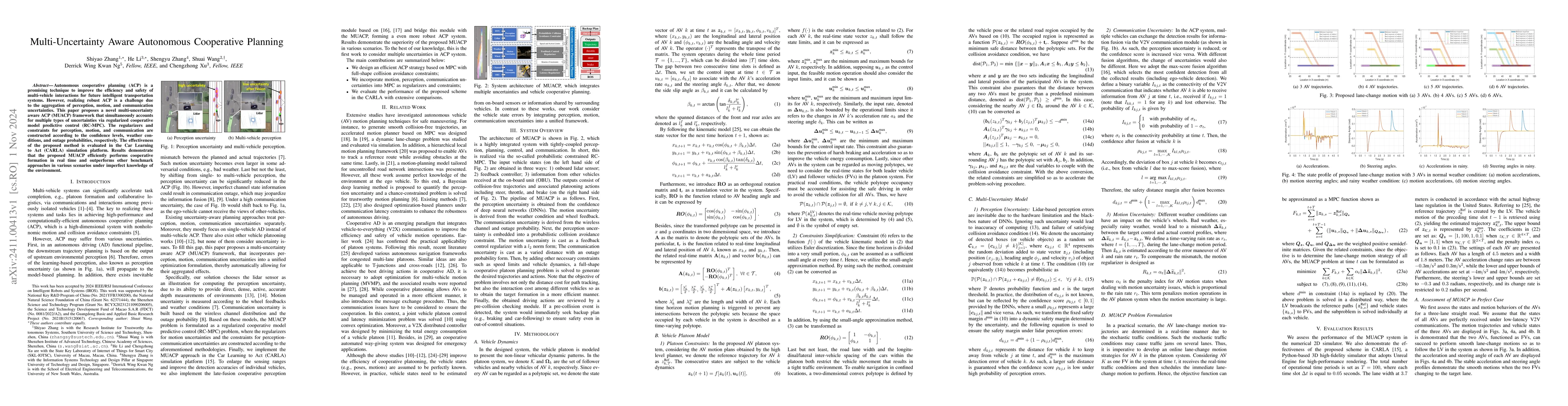 Thumbnail for Multi-Uncertainty Aware Autonomous Cooperative Planning