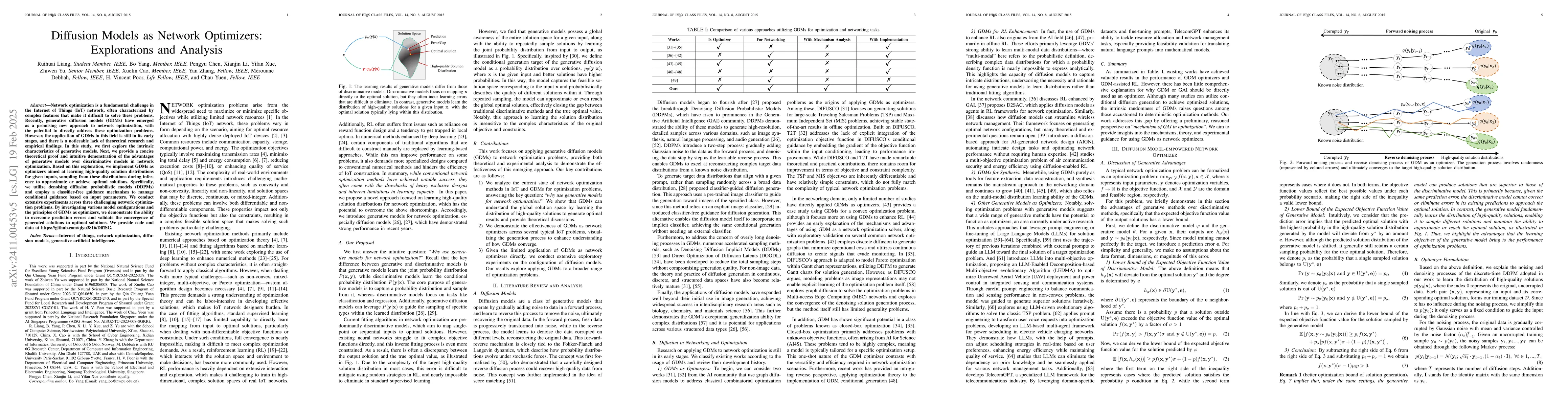 Thumbnail for Diffusion Models as Network Optimizers: Explorations and Analysis