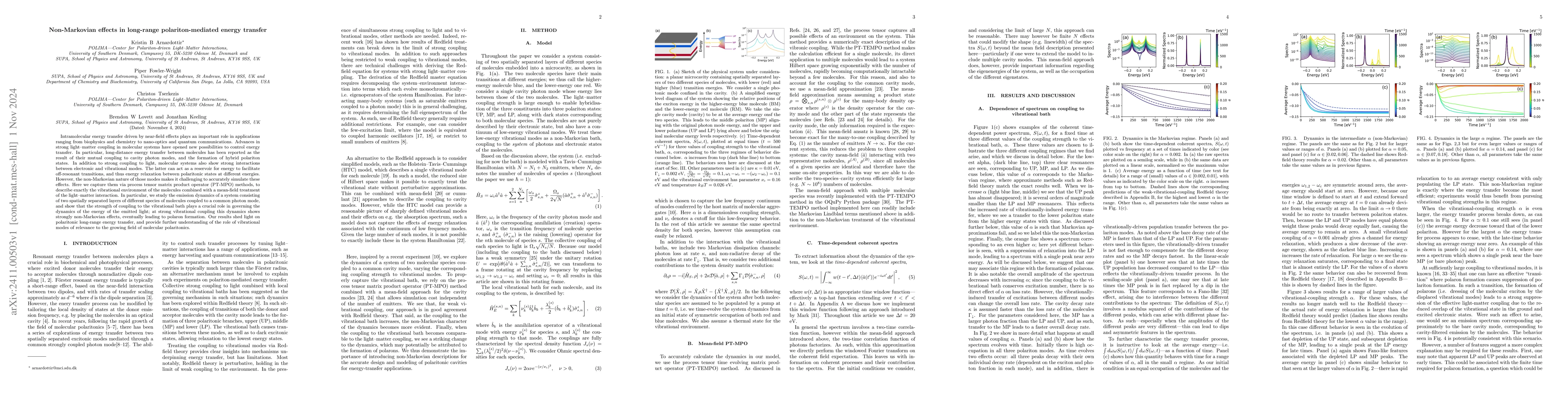 Thumbnail for Non-Markovian effects in long-range polariton-mediated energy transfer