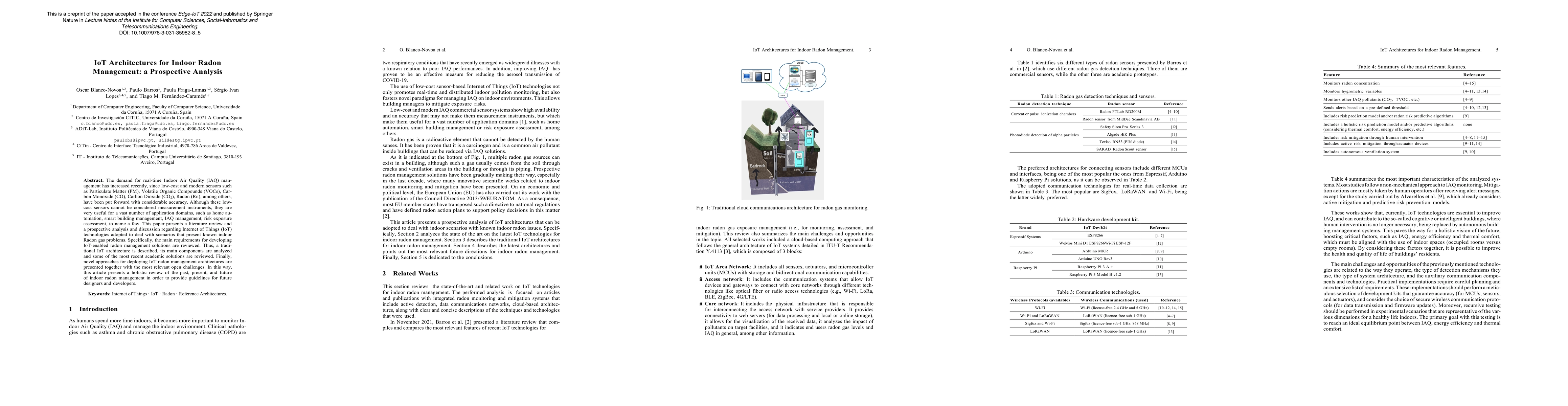 Thumbnail for IoT Architectures for Indoor Radon Management: A Prospective Analysis