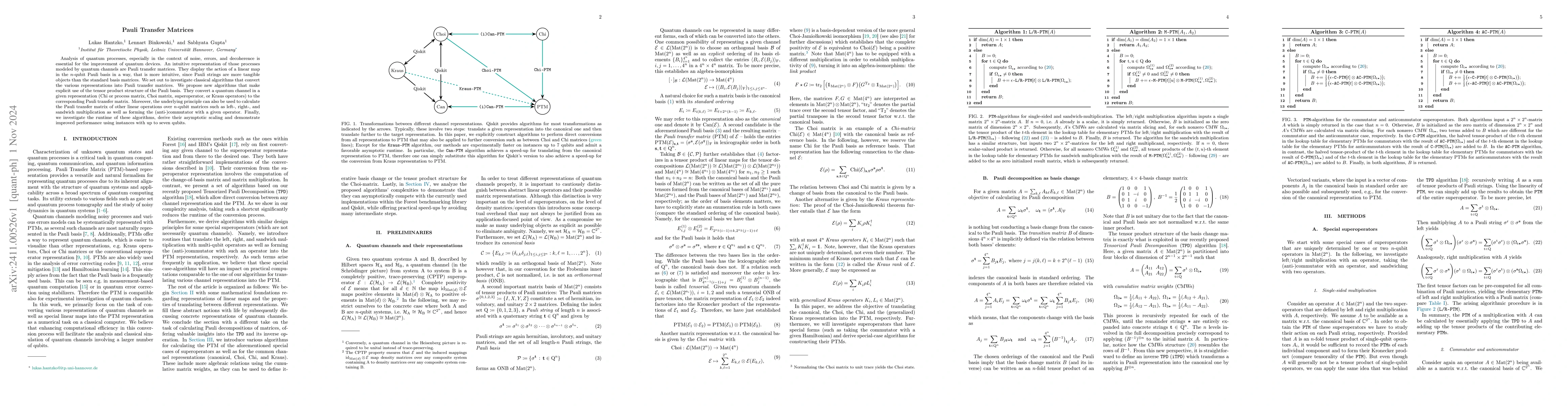 Thumbnail for Pauli Transfer Matrices