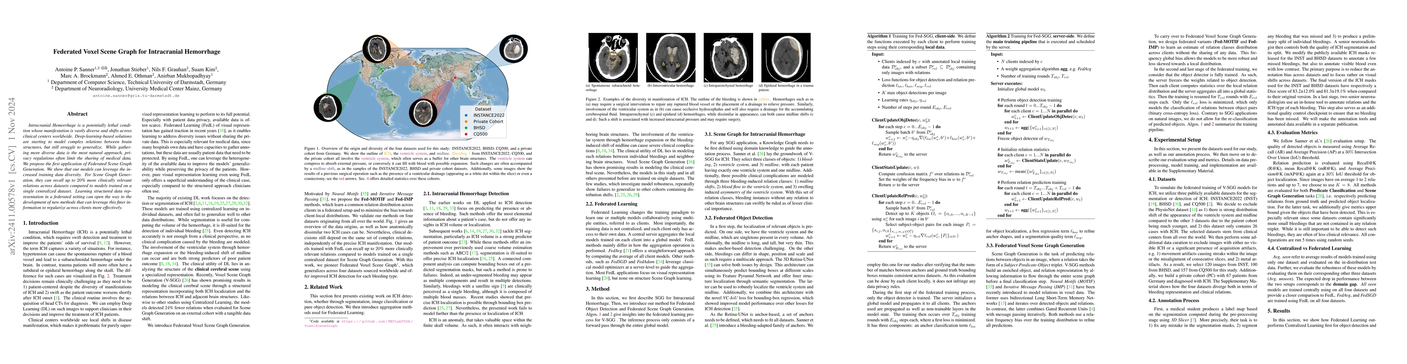 Thumbnail for Federated Voxel Scene Graph for Intracranial Hemorrhage