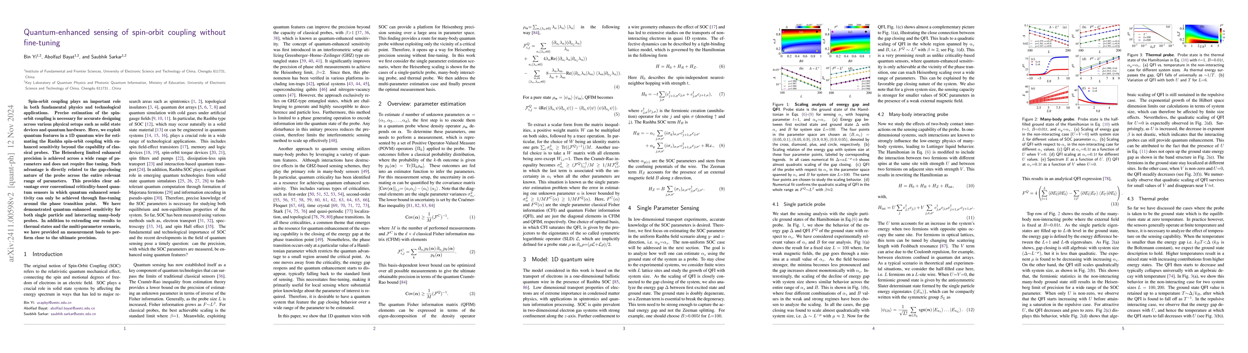 Thumbnail for Quantum-enhanced sensing of spin-orbit coupling without fine-tuning