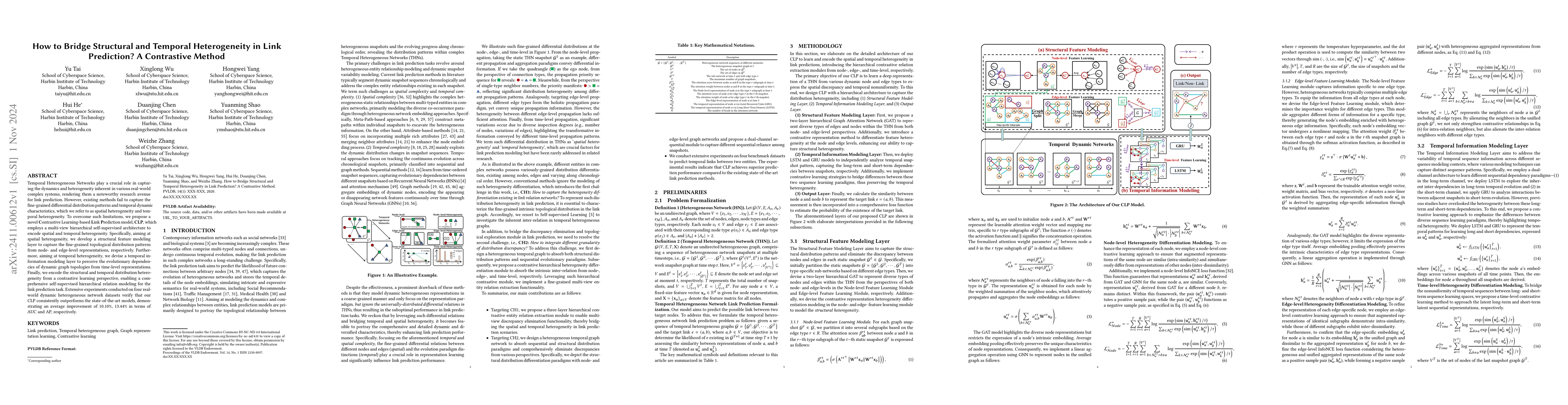 Thumbnail for How to Bridge Spatial and Temporal Heterogeneity in Link Prediction? A
  Contrastive Method