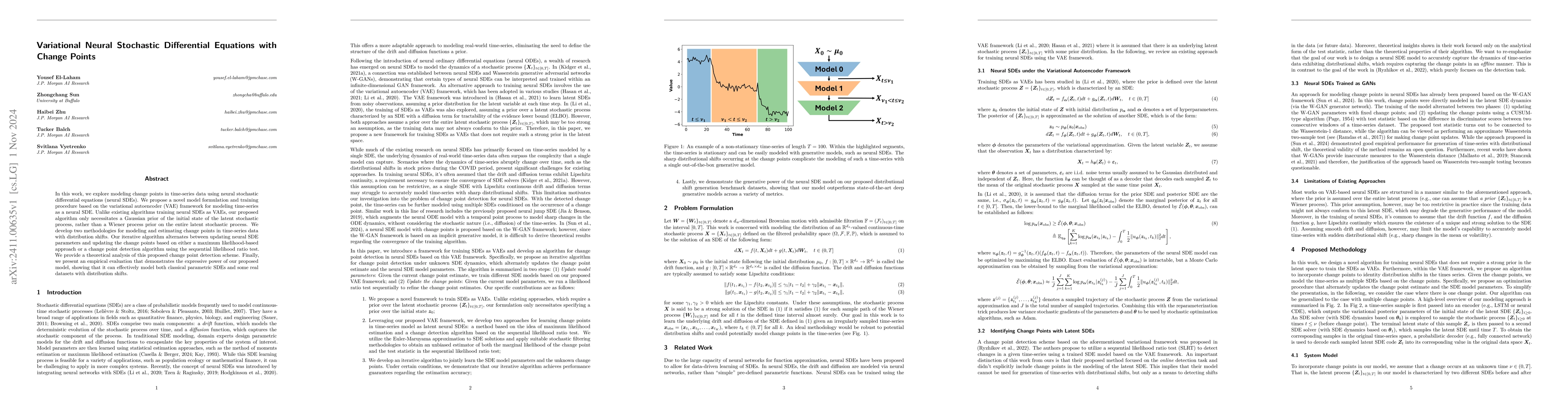 Thumbnail for Variational Neural Stochastic Differential Equations with Change Points