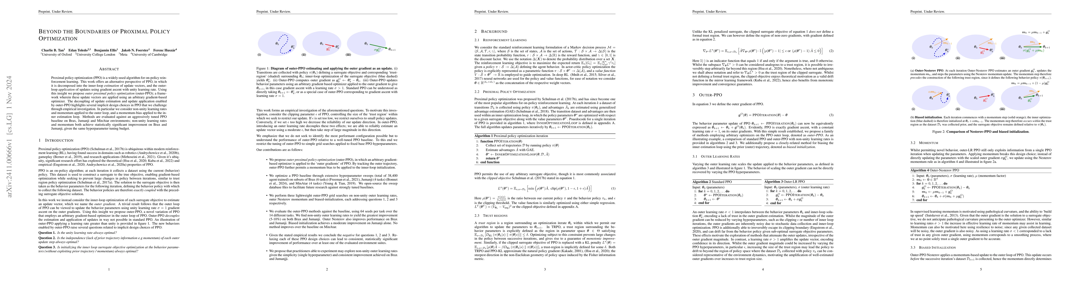 Thumbnail for Beyond the Boundaries of Proximal Policy Optimization
