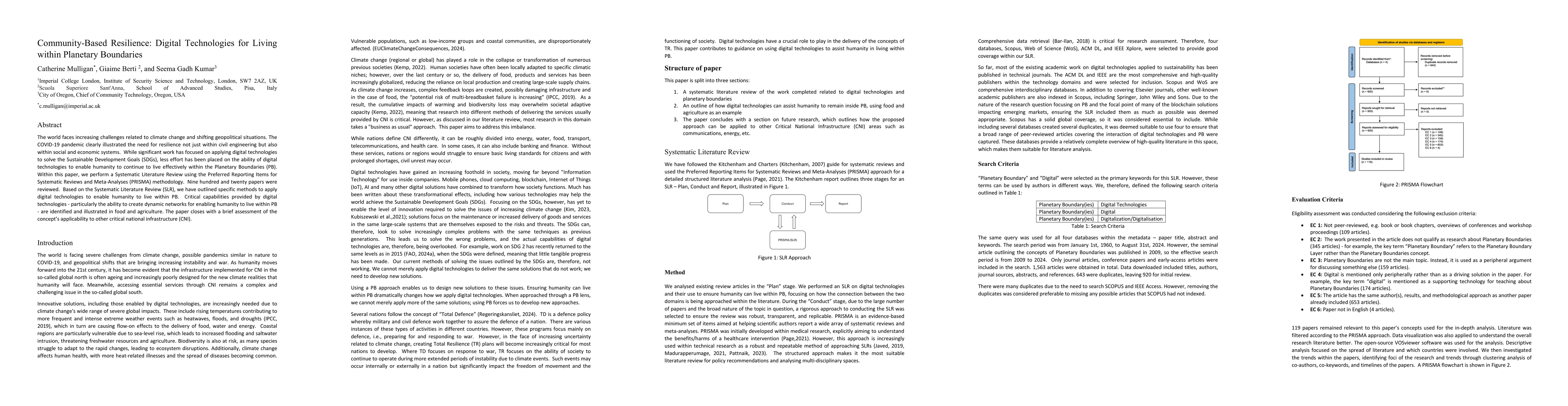 Thumbnail for Community-Based Resilience: Digital Technologies for Living within
  Planetary Boundaries