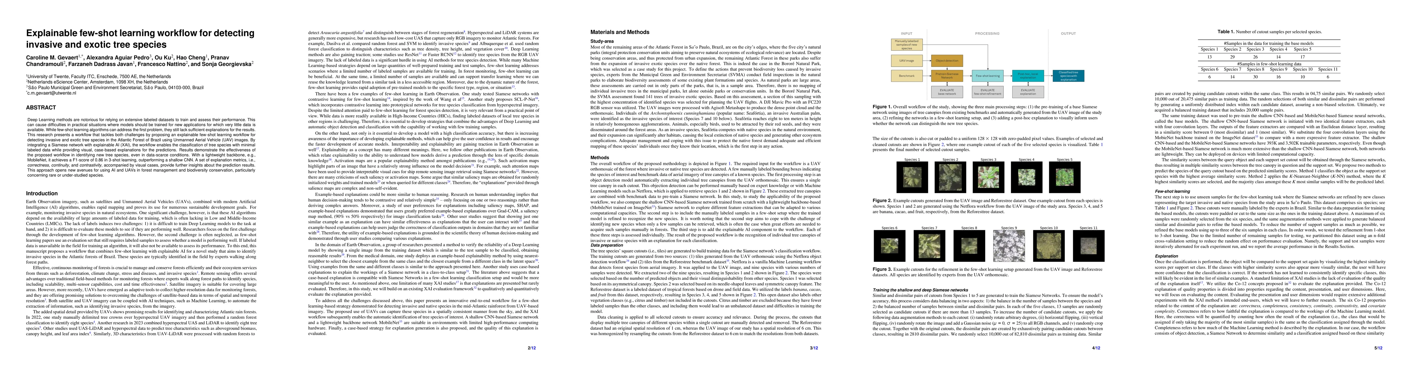 Thumbnail for Explainable few-shot learning workflow for detecting invasive and exotic
  tree species