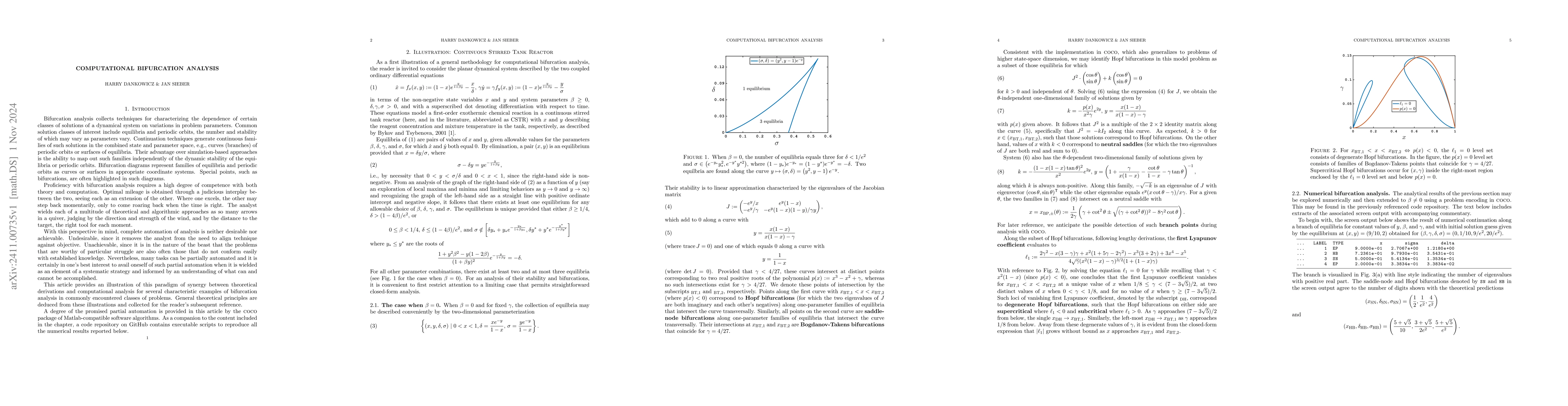 Thumbnail for Computational Bifurcation Analysis