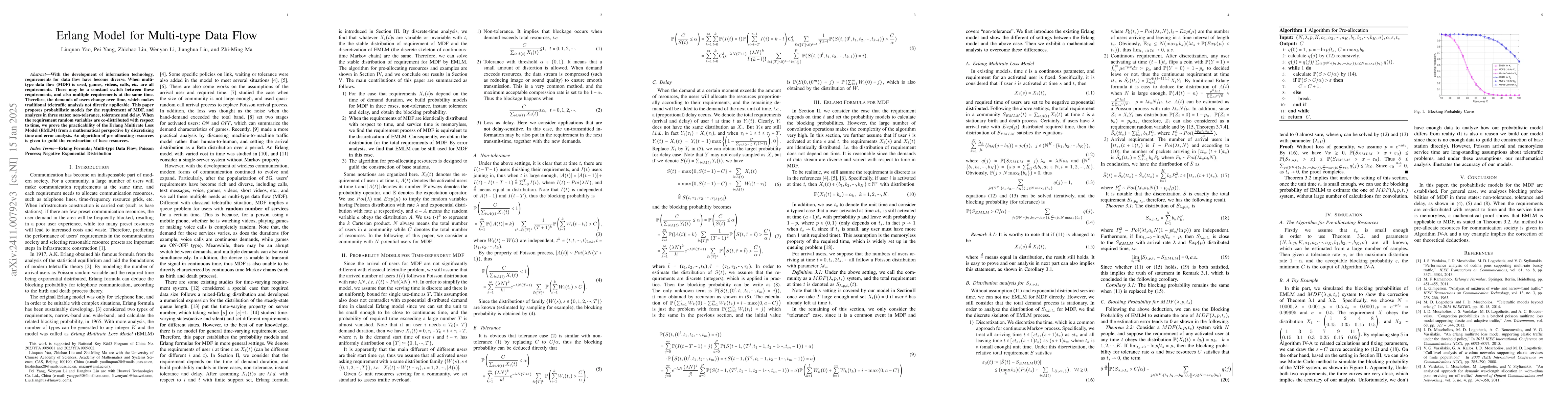 Thumbnail for Erlang Model for Multiple Data Streams (Full Version)