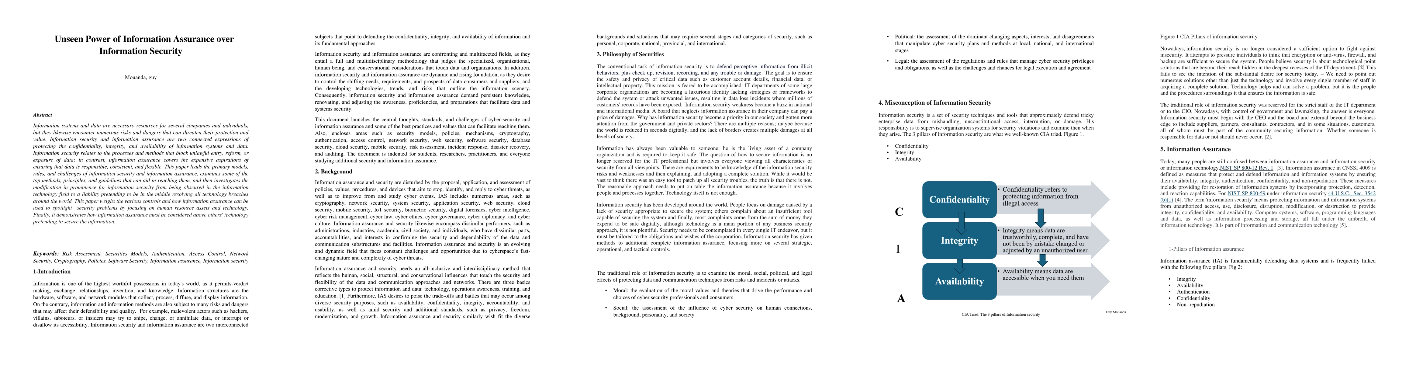 Thumbnail for Unseen Power of Information Assurance over Information Security