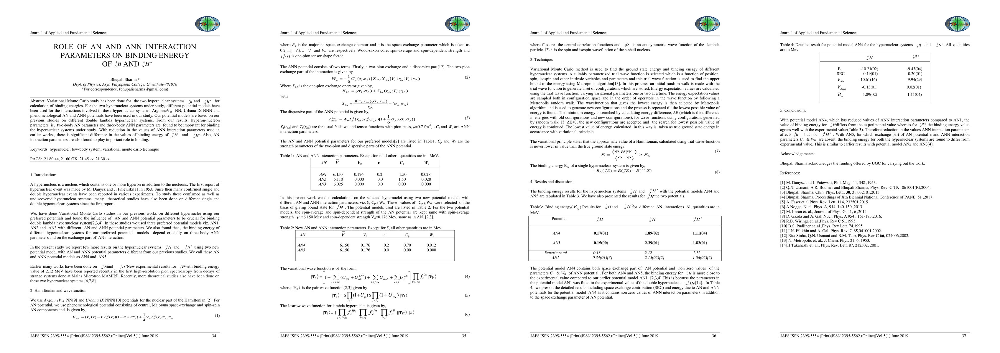 Thumbnail for Role of Lambda N and Lambda NN interaction parameters on binding energy
  of Lambda H4 and Lambda H4*