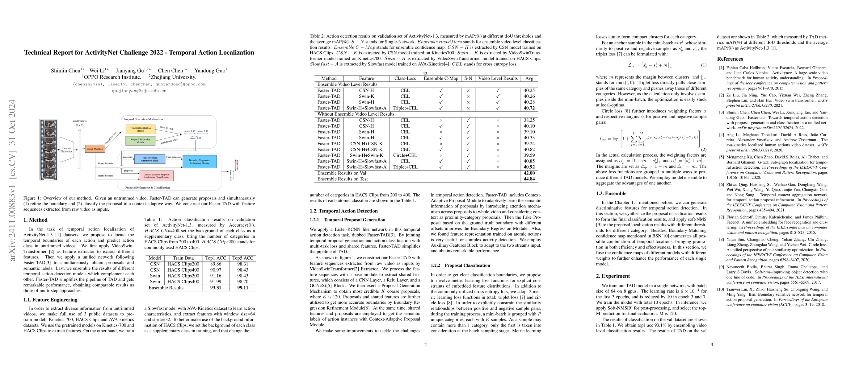 Thumbnail for Technical Report for ActivityNet Challenge 2022 -- Temporal Action
  Localization