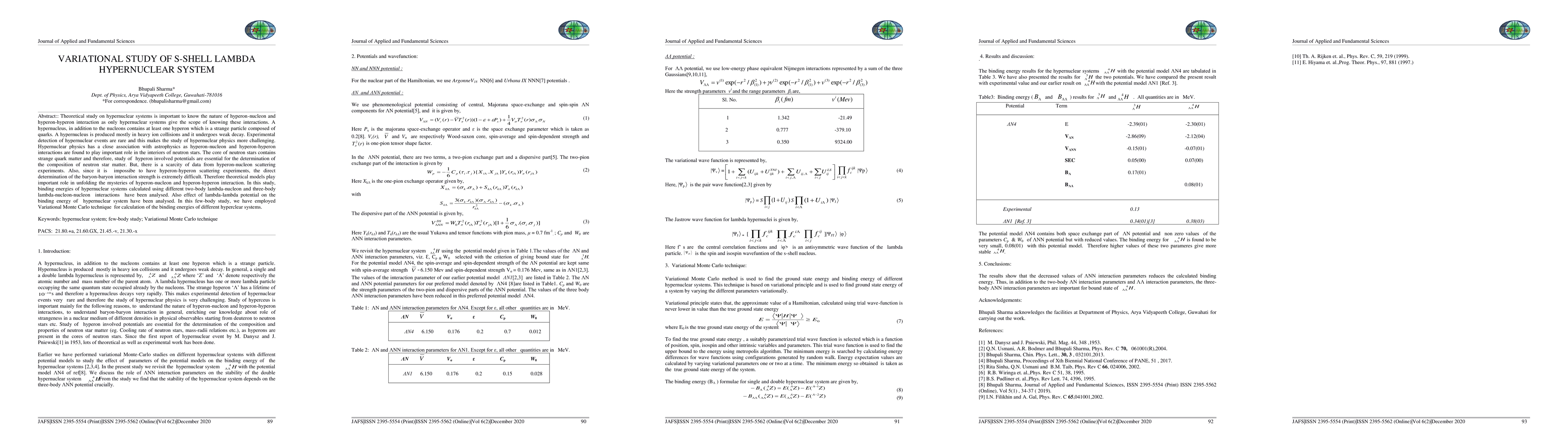Thumbnail for Variational study of s-shell lambda hypernuclear system