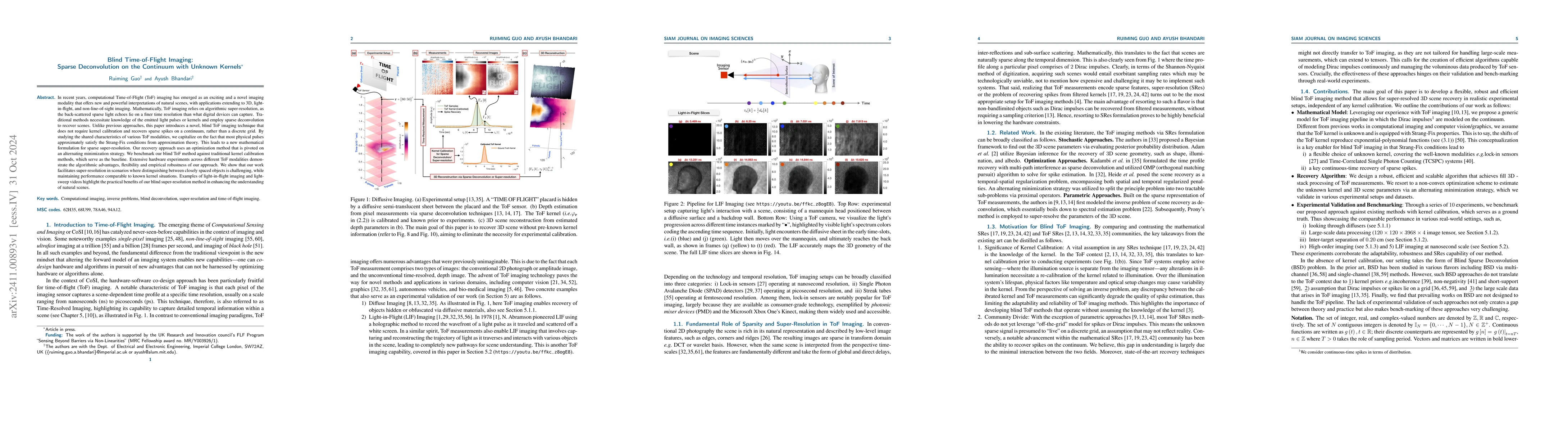 Thumbnail for Blind Time-of-Flight Imaging: Sparse Deconvolution on the Continuum with
  Unknown Kernels