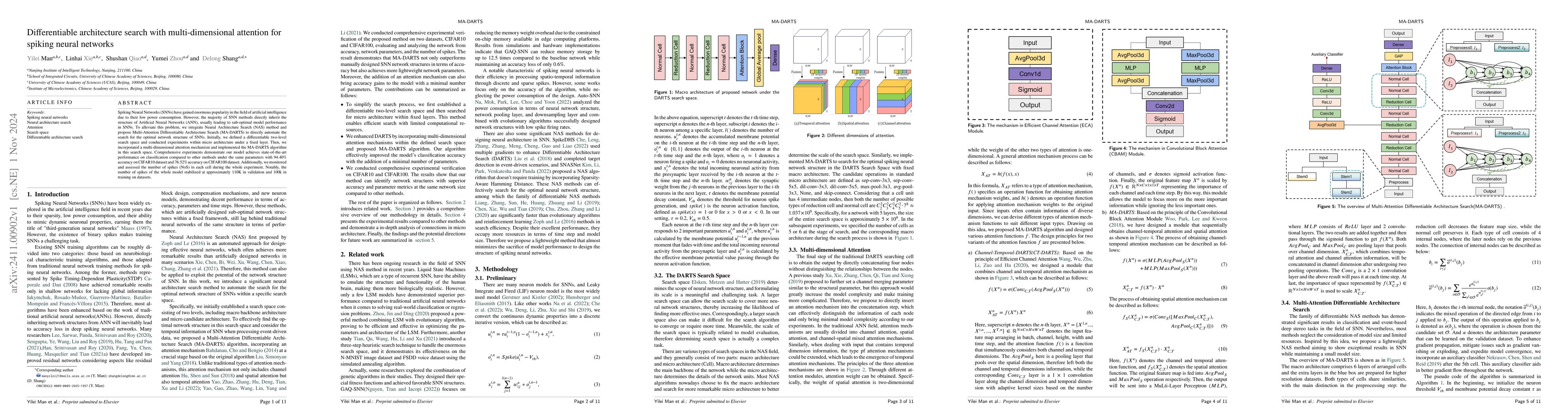 Thumbnail for Differentiable architecture search with multi-dimensional attention for
  spiking neural networks
