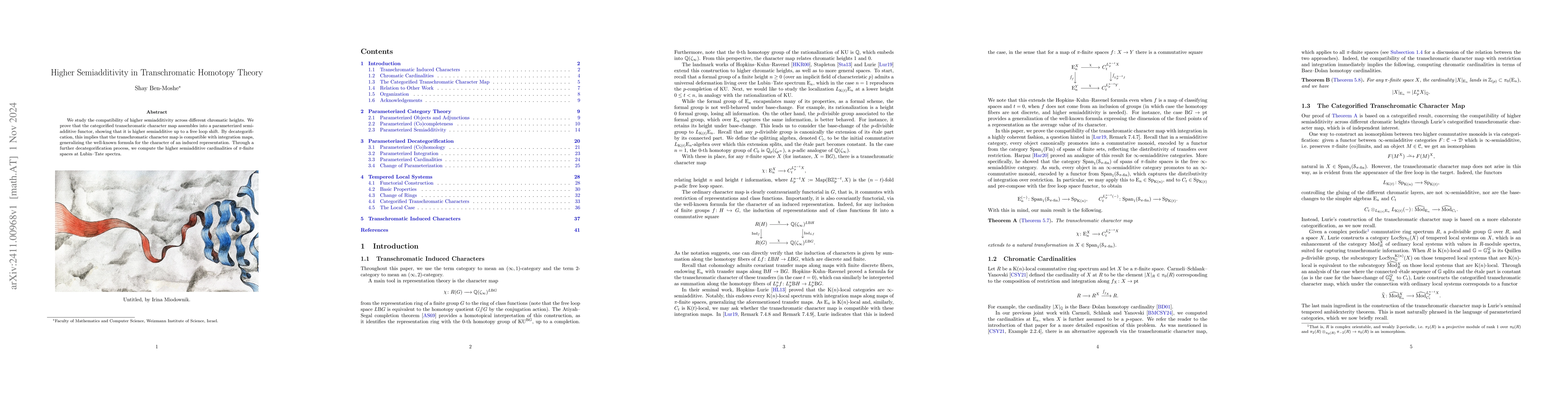 Thumbnail for Higher Semiadditivity in Transchromatic Homotopy Theory