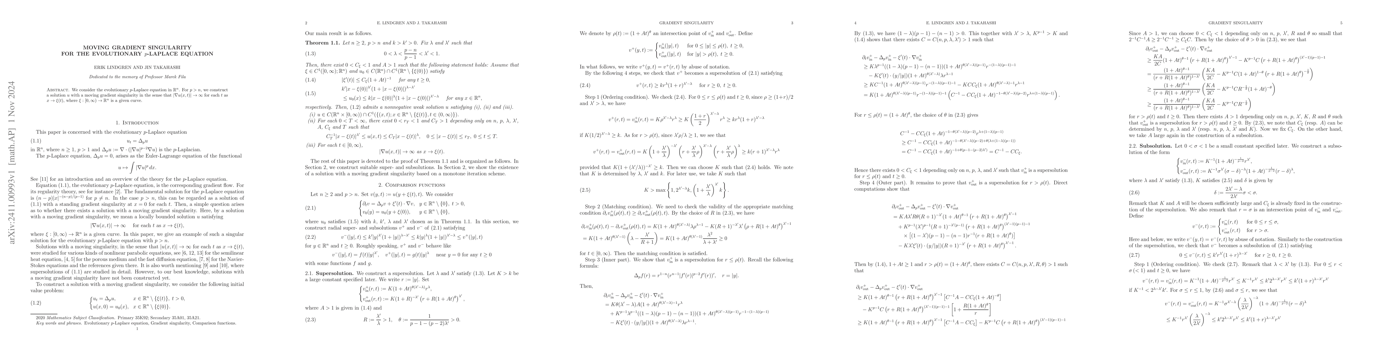 Thumbnail for Moving gradient singularity for the evolutionary $p$-Laplace equation
