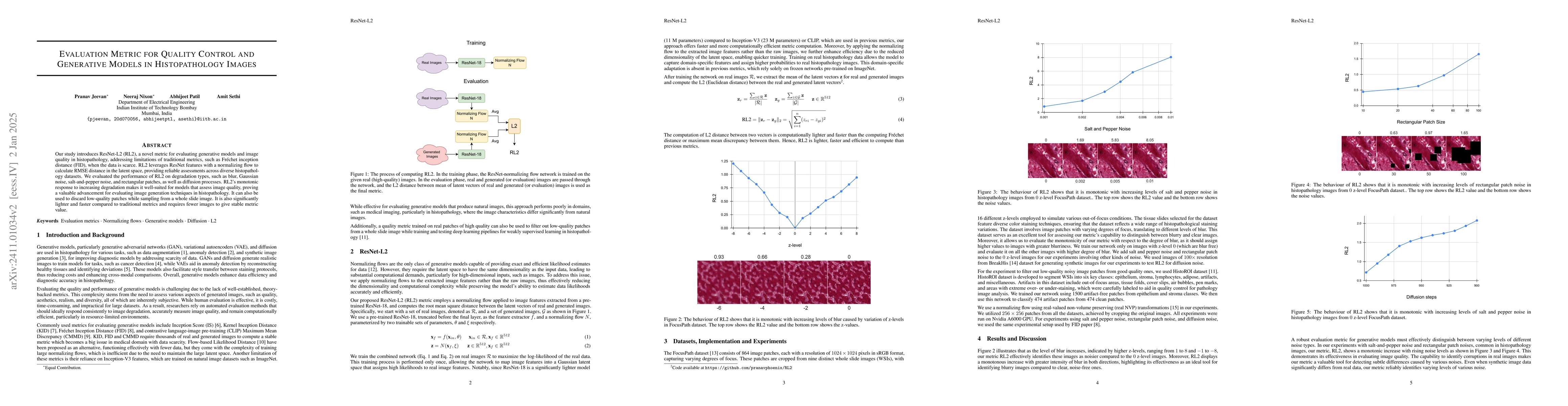 Thumbnail for Evaluation Metric for Quality Control and Generative Models in
  Histopathology Images