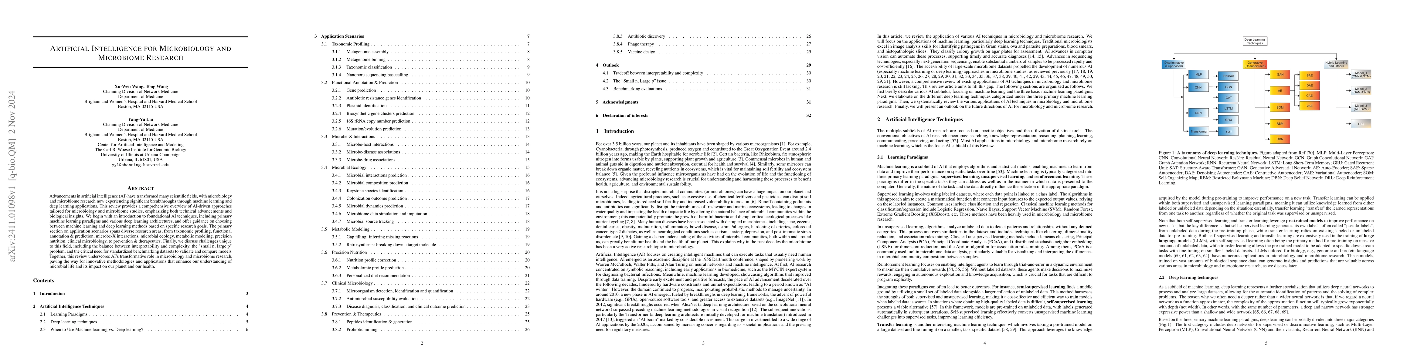 Thumbnail for Artificial Intelligence for Microbiology and Microbiome Research