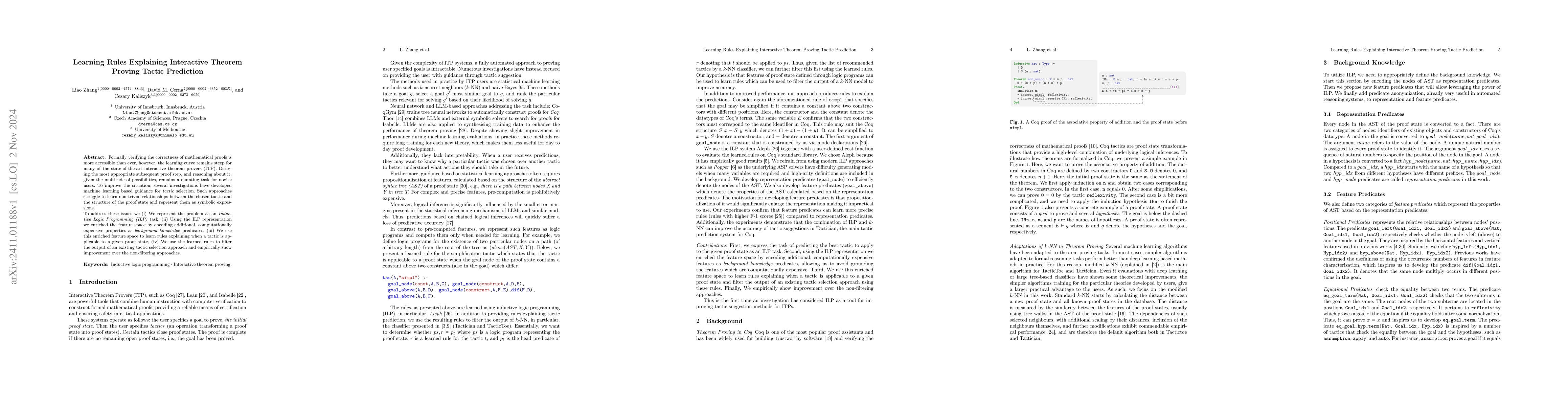 Thumbnail for Learning Rules Explaining Interactive Theorem Proving Tactic Prediction