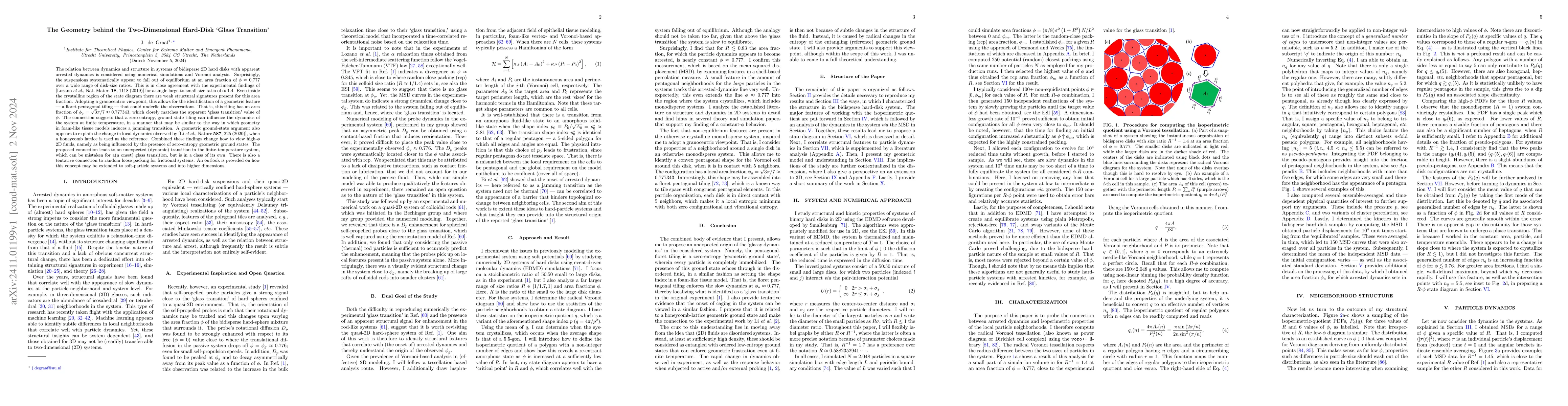Thumbnail for The Geometry behind the Two-Dimensional Hard-Disk 'Glass Transition'