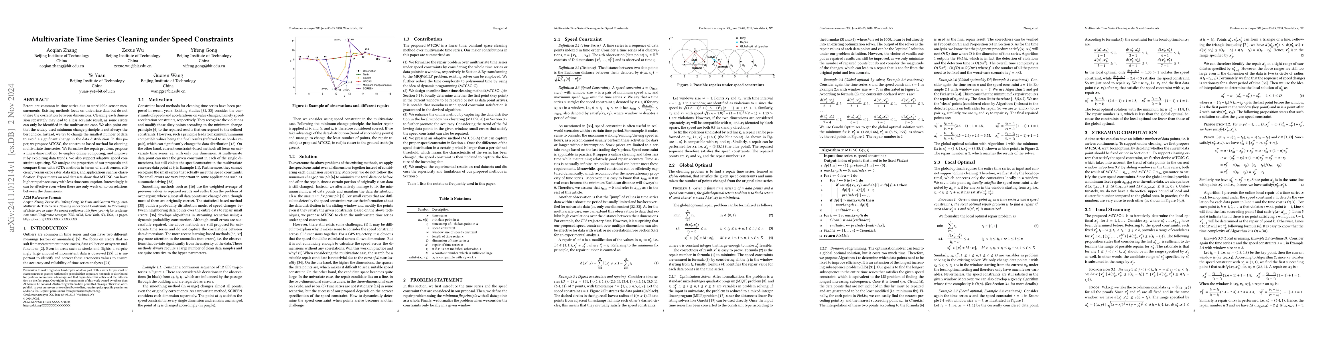Thumbnail for Multivariate Time Series Cleaning under Speed Constraints