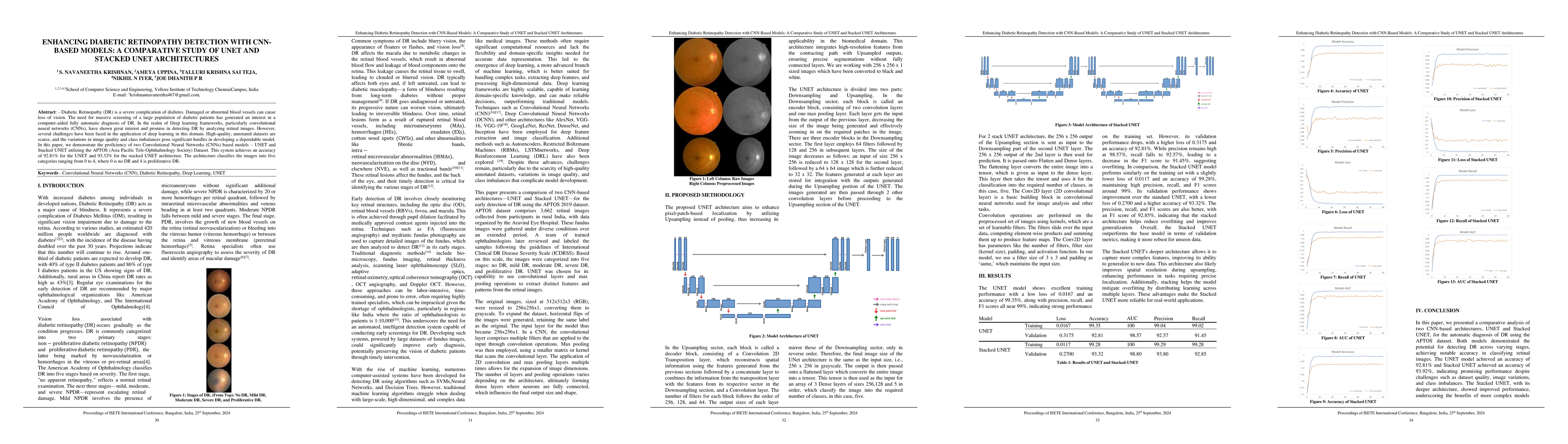 Thumbnail for Enhancing Diabetic Retinopathy Detection with CNN-Based Models: A
  Comparative Study of UNET and Stacked UNET Architectures
