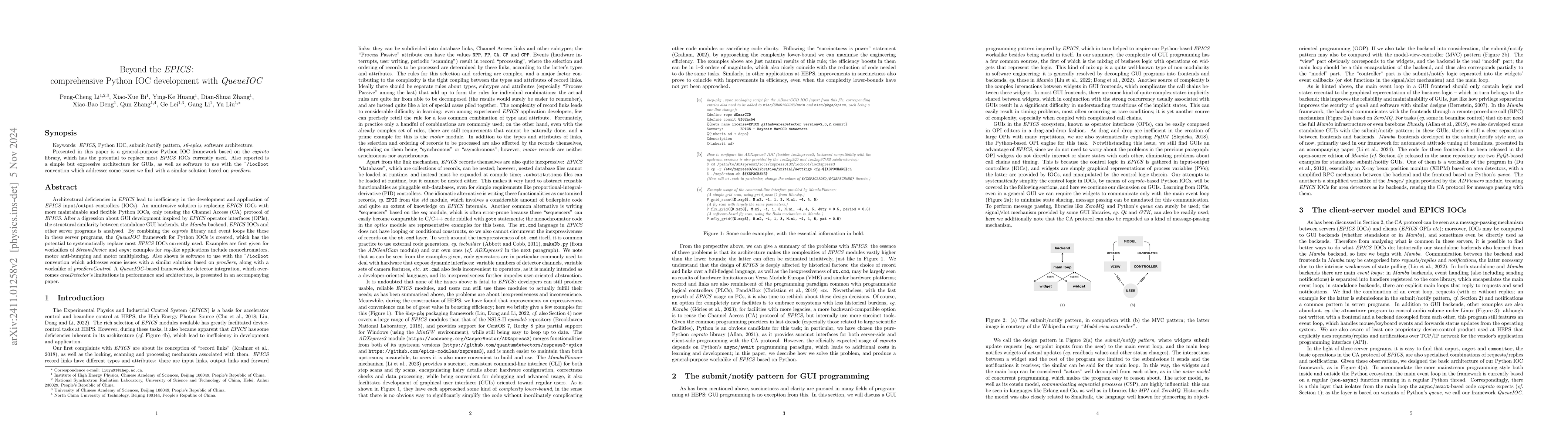 Thumbnail for Beyond the EPICS: comprehensive Python IOC development with QueueIOC