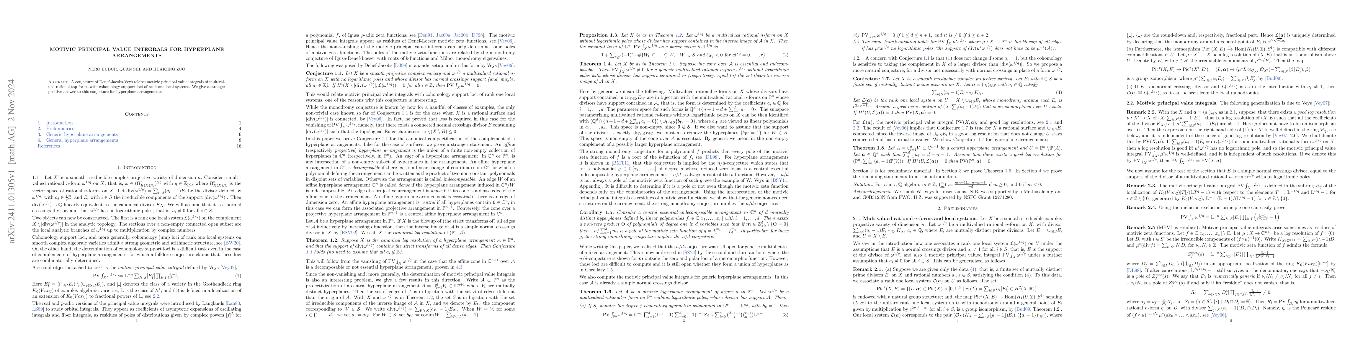 Thumbnail for Motivic principal value integrals for hyperplane arrangements
