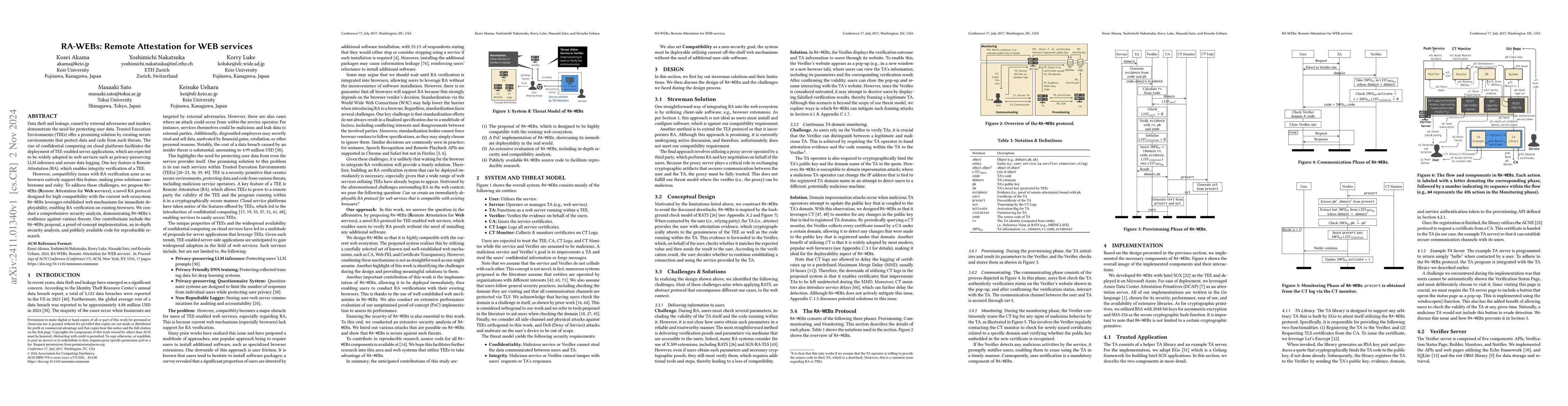 Thumbnail for RA-WEBs: Remote Attestation for WEB services