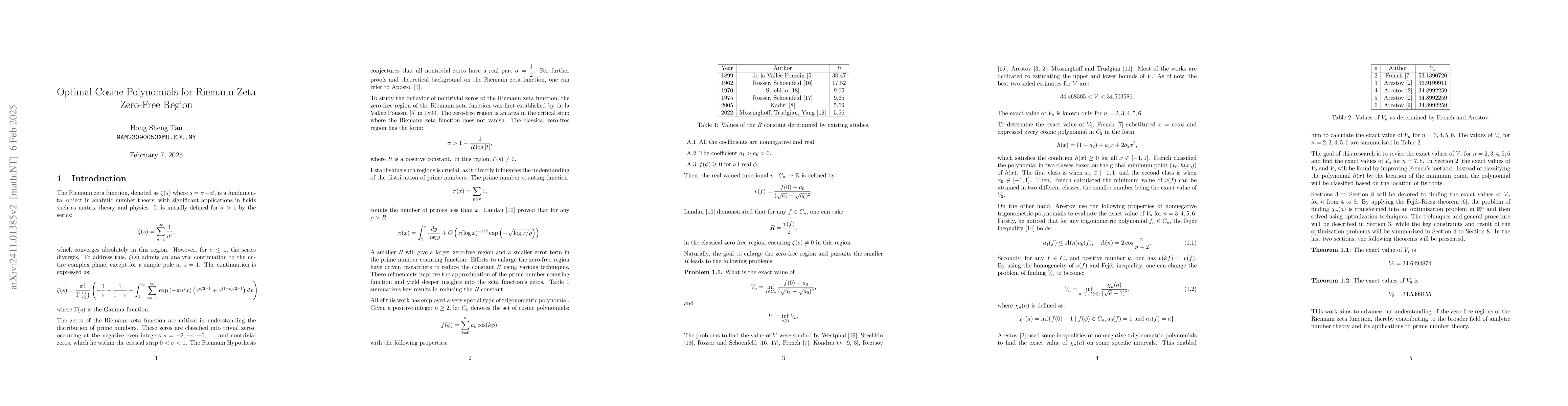 Thumbnail for Landau's constant related to the classical zero free region of Riemann
  zeta function