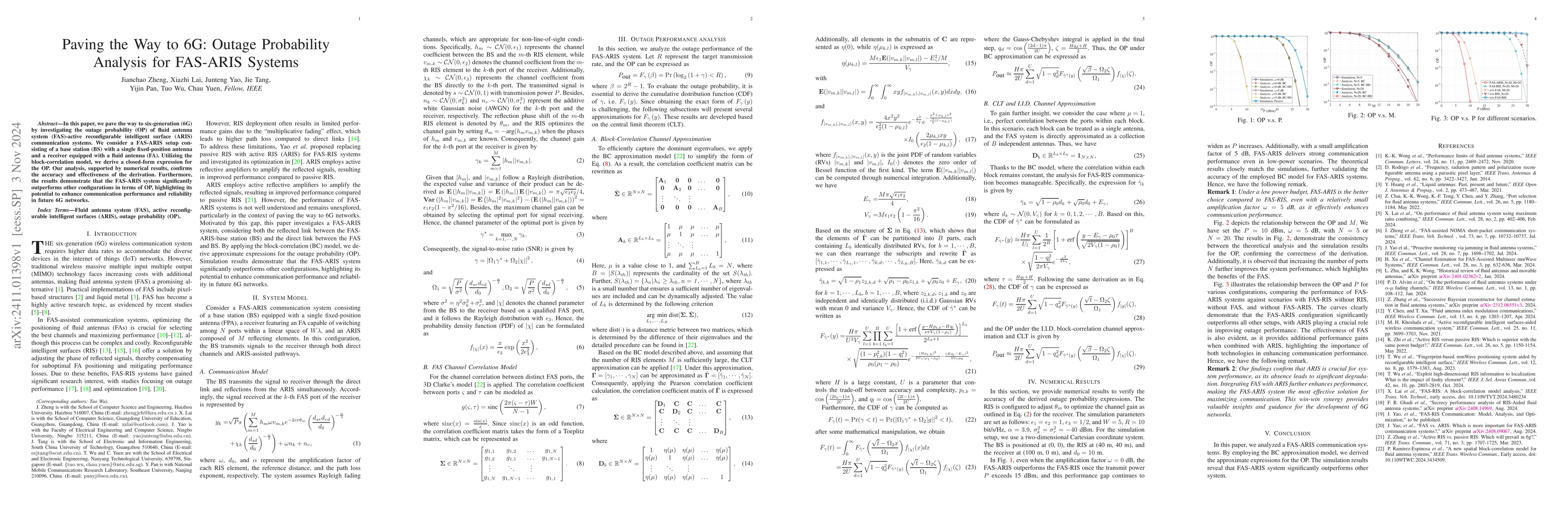 Thumbnail for Paving the Way to 6G: Outage Probability Analysis for FAS-ARIS Systems