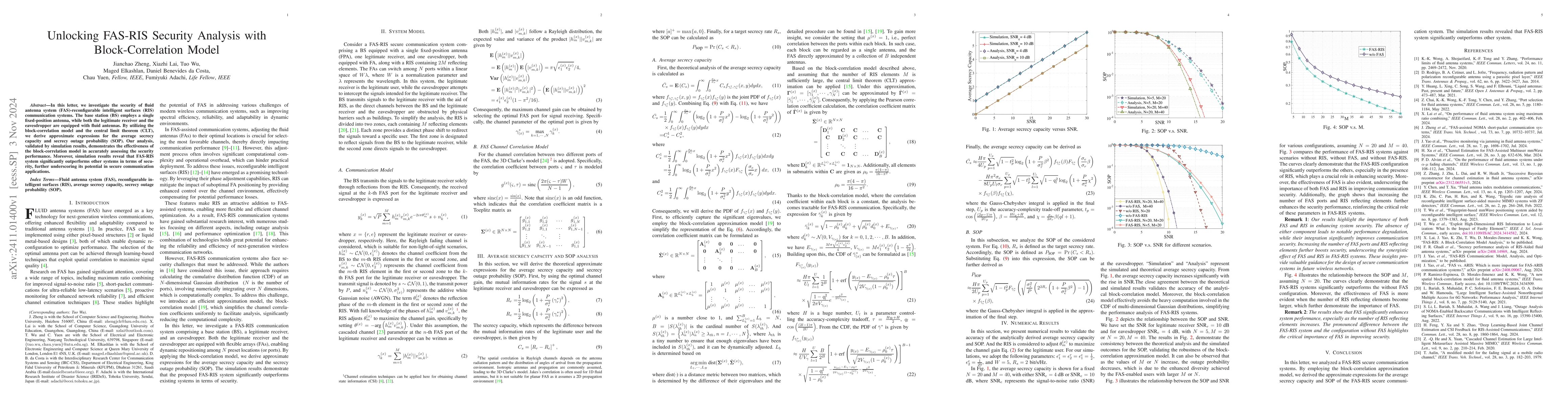 Thumbnail for Unlocking FAS-RIS Security Analysis with Block-Correlation Model