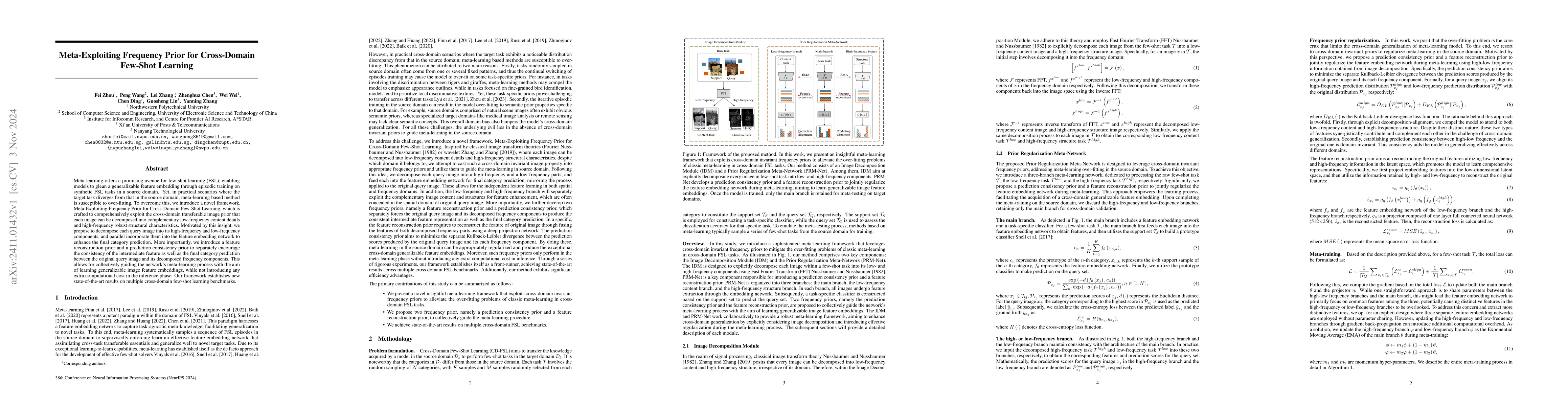 Thumbnail for Meta-Exploiting Frequency Prior for Cross-Domain Few-Shot Learning