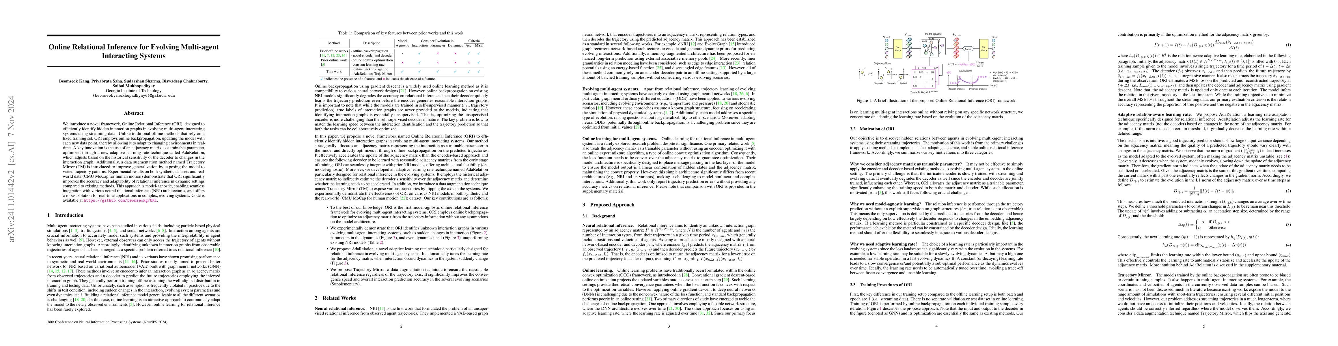 Thumbnail for Online Relational Inference for Evolving Multi-agent Interacting Systems