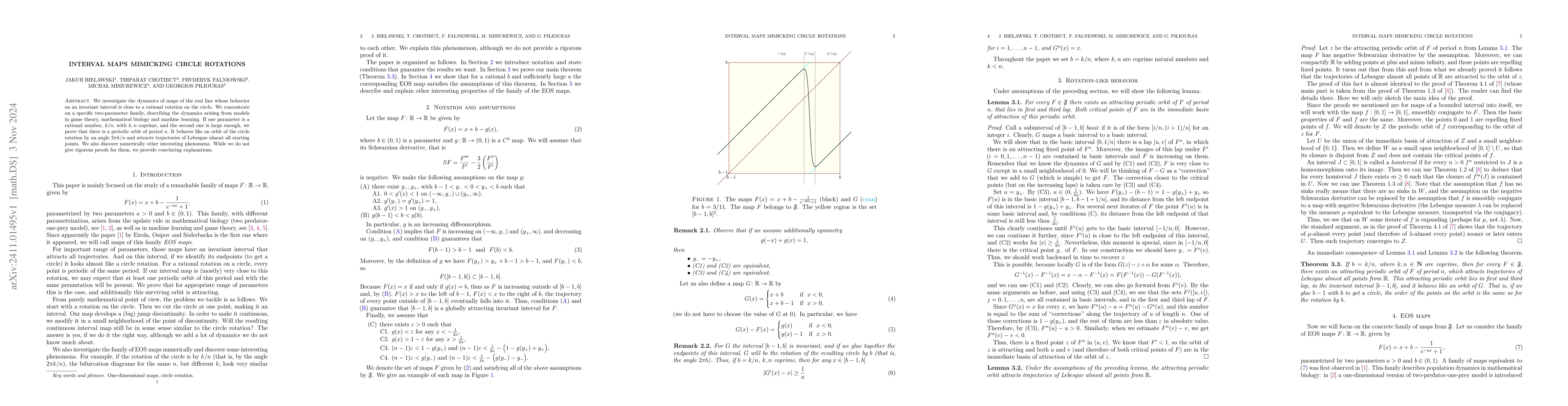 Thumbnail for Interval maps mimicking circle rotations
