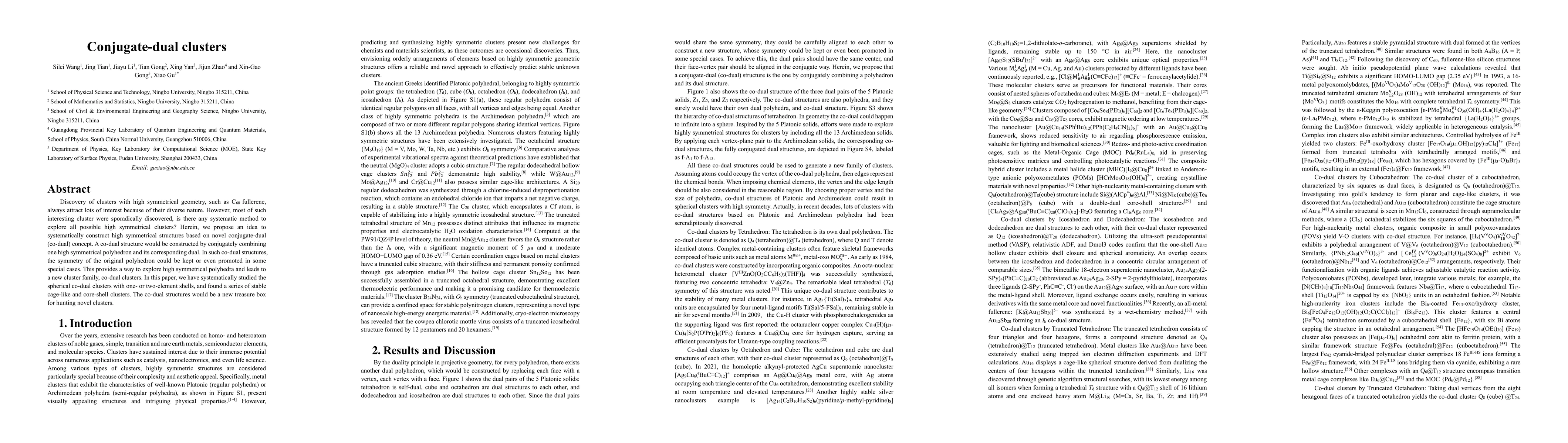 Thumbnail for Conjugate-dual clusters