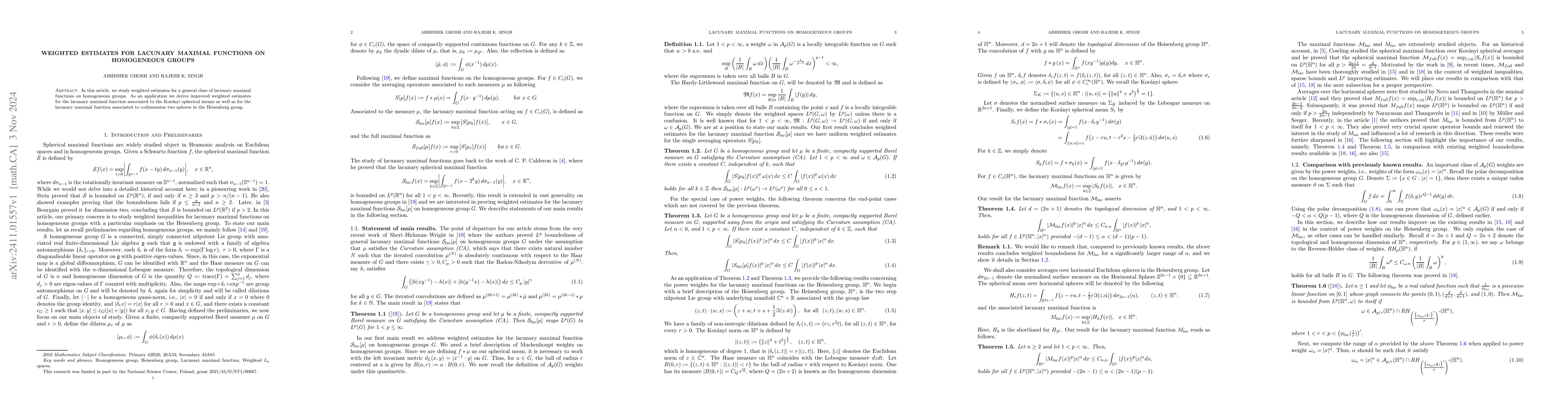 Thumbnail for Weighted estimates for lacunary maximal functions on homogeneous groups