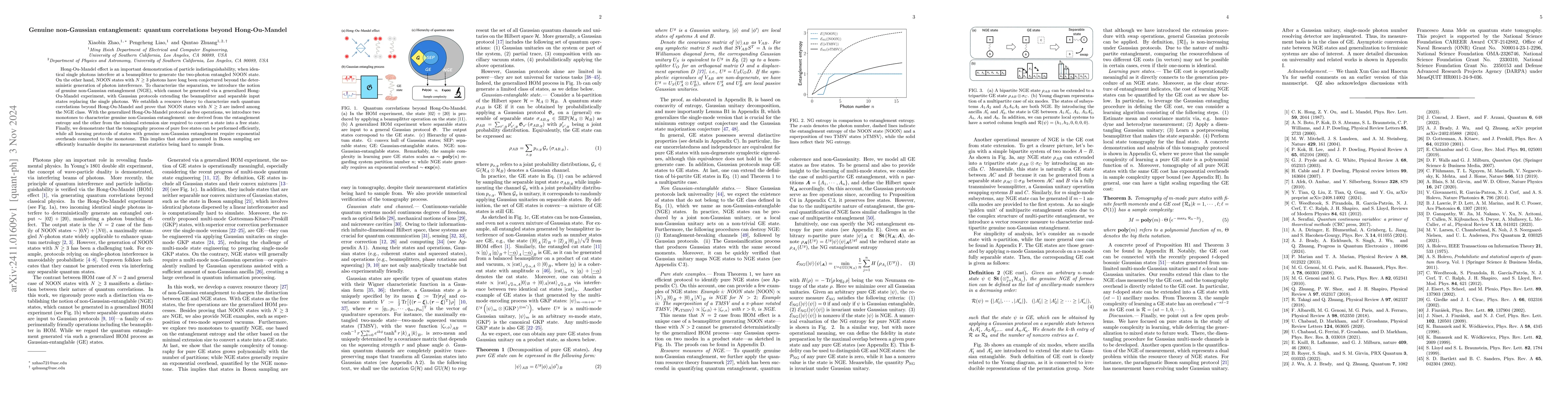 Thumbnail for Genuine non-Gaussian entanglement: quantum correlations beyond
  Hong-Ou-Mandel