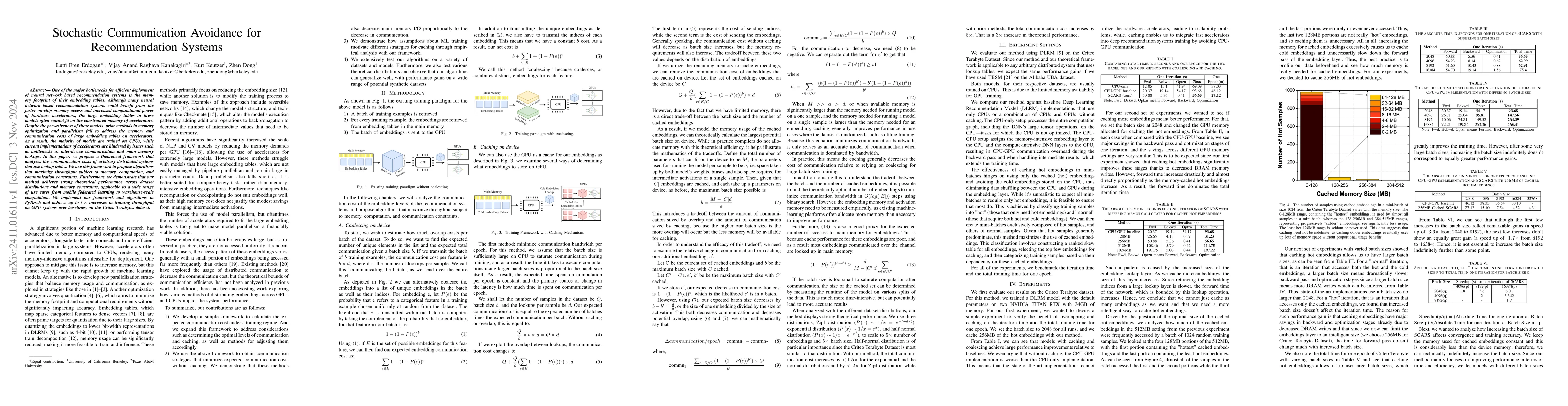 Thumbnail for Stochastic Communication Avoidance for Recommendation Systems