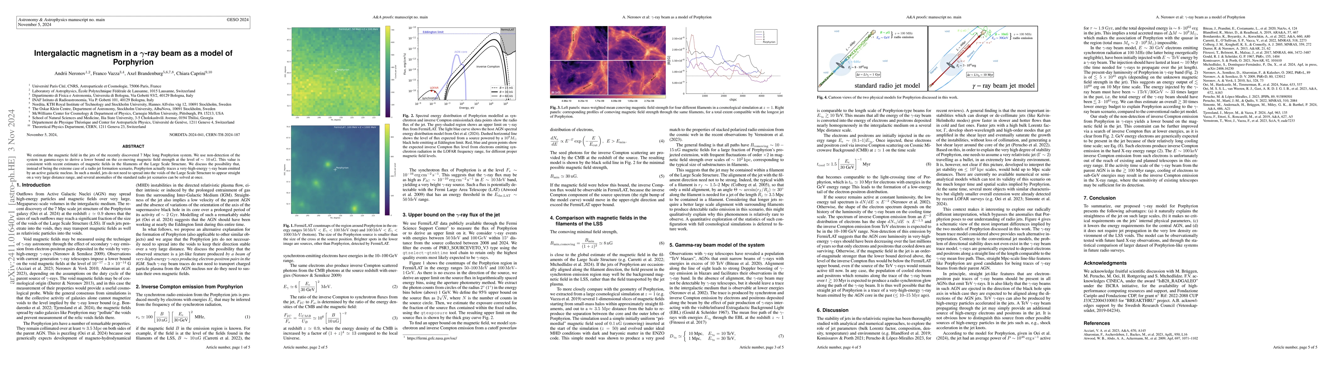 Thumbnail for Intergalactic magnetism in a gamma-ray beam as a model of Porphyrion
