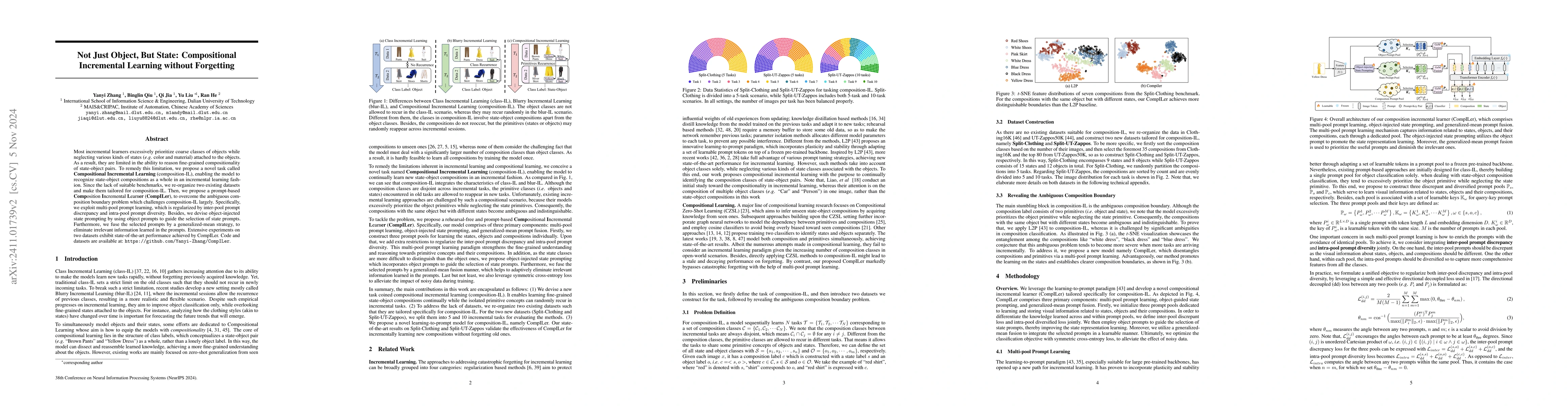 Thumbnail for Not Just Object, But State: Compositional Incremental Learning without
  Forgetting