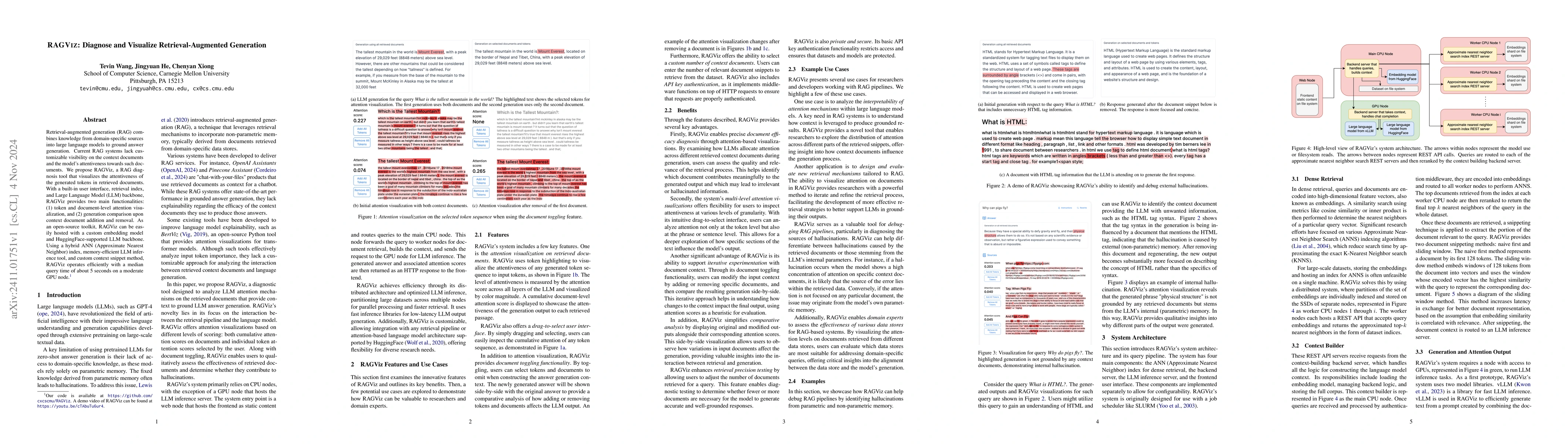 Thumbnail for RAGViz: Diagnose and Visualize Retrieval-Augmented Generation