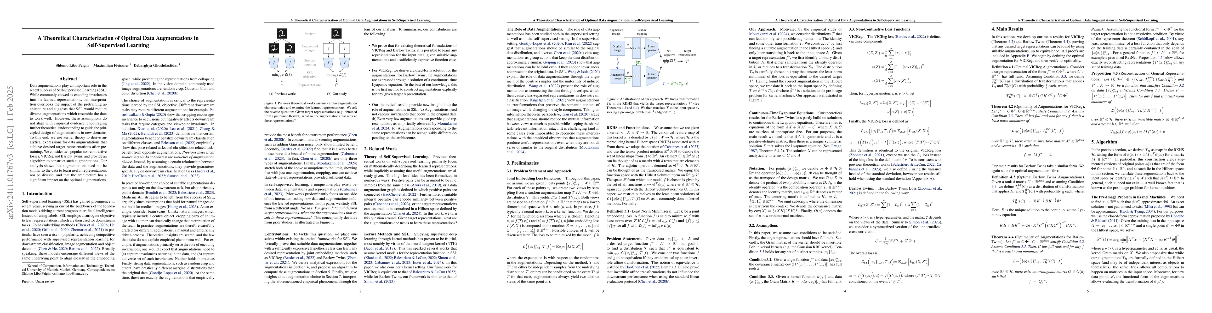Thumbnail for Data Augmentations Go Beyond Encoding Invariances: A Theoretical Study
  on Self-Supervised Learning