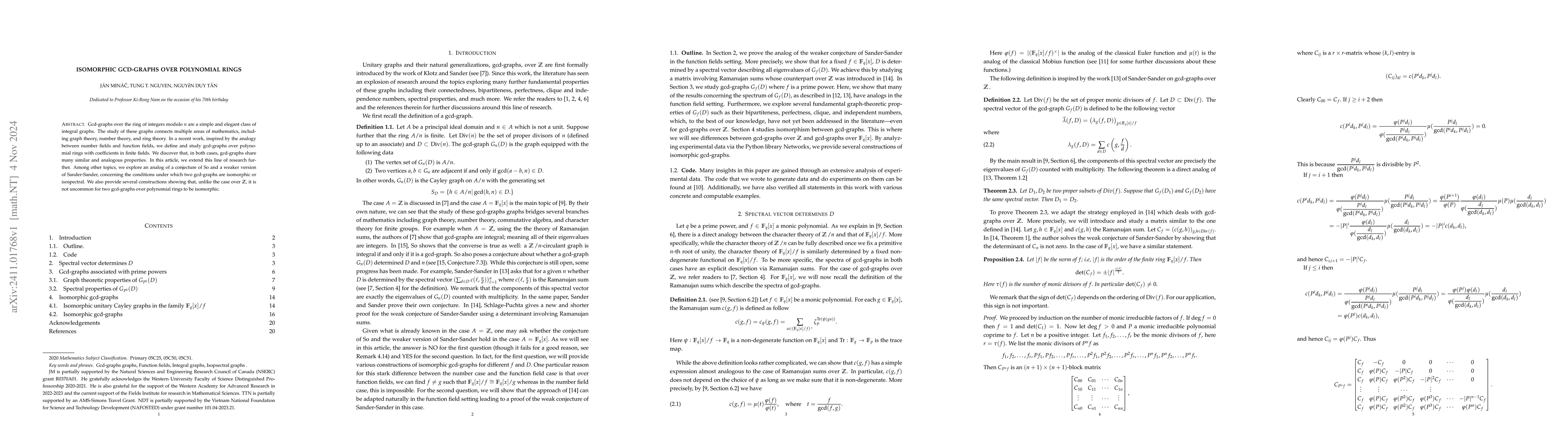 Thumbnail for Isomorphic gcd-graphs over polynomial rings