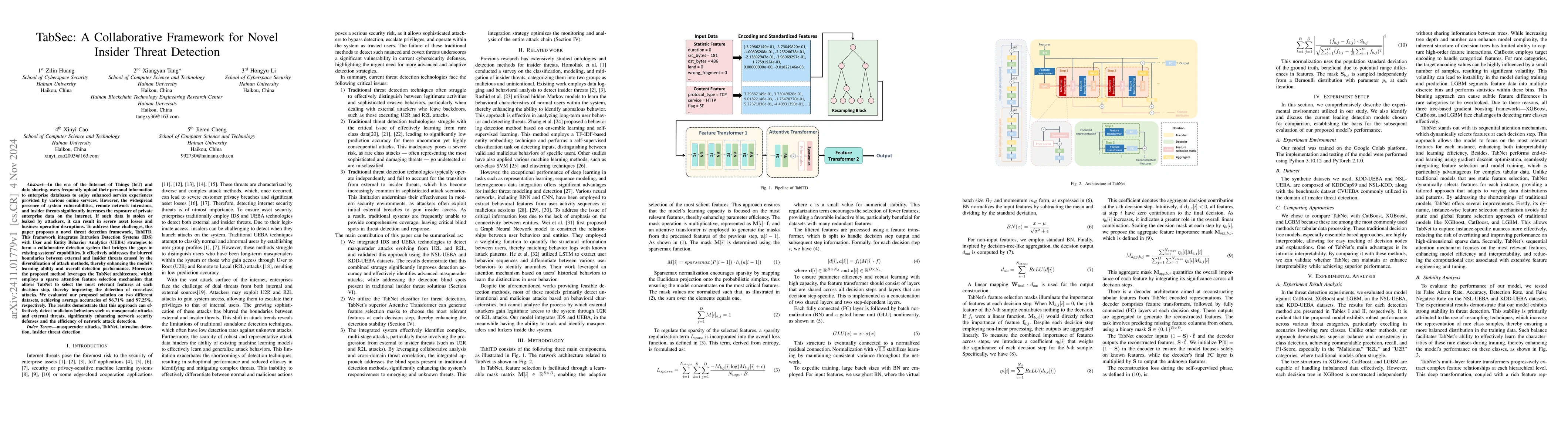 Thumbnail for TabSec: A Collaborative Framework for Novel Insider Threat Detection